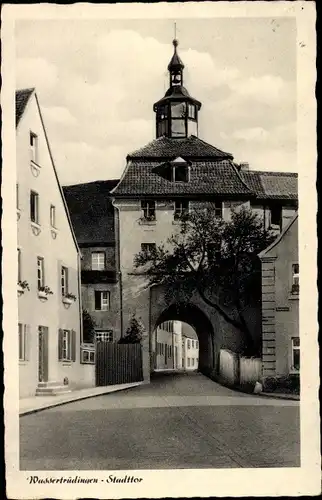 Ak Wassertrüdingen in Mittelfranken, Stadttor