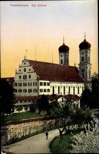 Ak Friedrichshafen am Bodensee, Kgl. Schloss