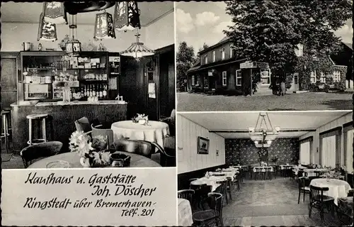Ak Ringstedt Geestland in Niedersachsen, Kaufhaus und Gaststätte