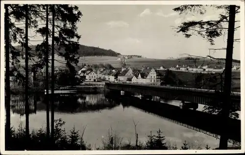 Ak Saalburg in Thüringen, Teilansicht