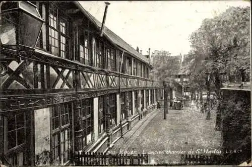 Ak Rouen Seine Maritime, L'ancien charnier de St. Maclou