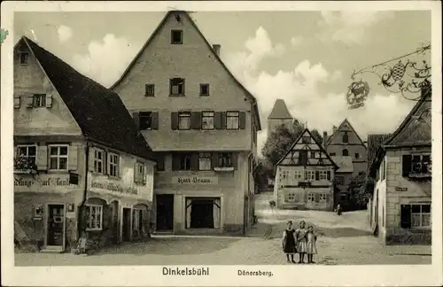 Ak Dinkelsbühl in Mittelfranken, Dönersberg