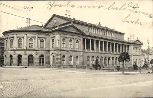 Ak Gotha in Thüringen, Theater