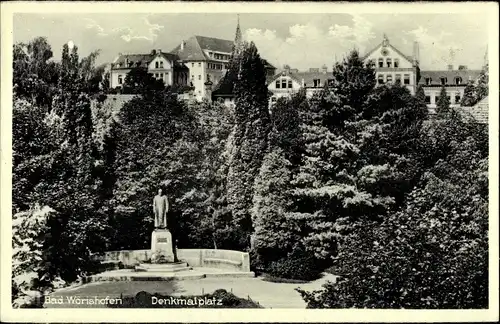 Ak Bad Wörishofen im Unterallgäu, Denkmalplatz