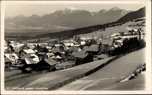 Ak Bad Kohlgrub in Oberbayern, Gesamtansicht, Winter