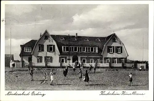 Ak Nordseebad Sankt Peter Ording, Kinderheim Heimattreue