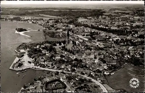 Ak Schleswig an der Schlei, Fliegeraufnahme