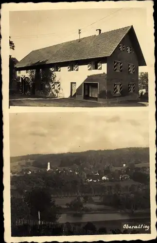 Foto Ak Oberalting Seefeld in Oberbayern, Panorama, Haus in der Hindenburgstraße