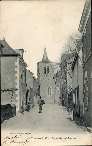 Ak Thouarcé Maine et Loire, Rue Saint Lumin