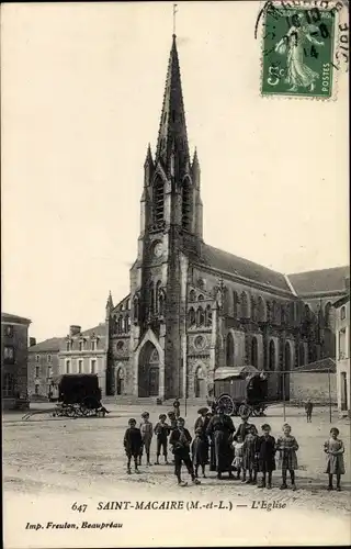 Ak Saint Macaire Maine et Loire, L'Eglise