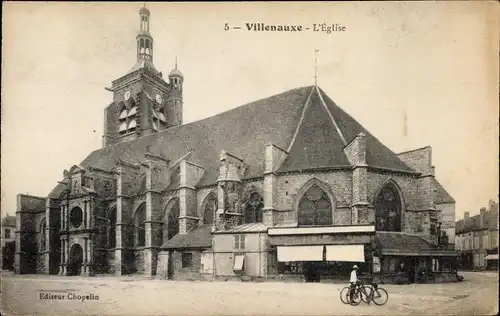 Ak Villenauxe Seine et Marne, L'Eglise