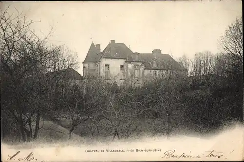 Ak Jaulnes Seine et Marne, Chateau de Villeceaux