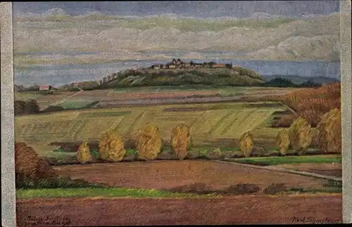 Künstler Ak Schmelzer, K., Montmédy Lothringen Meuse, Festung Montmedy