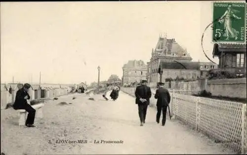 Ak Lion sur Mer Calvados, La Promenade