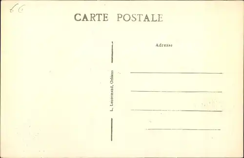 Ak Chécy Loiret, Les bords du Canal, L'Eglise