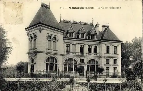 Ak Montargis Loiret, La Caisse d'Epargne