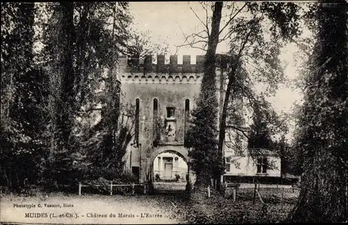 Ak Muides Loir et Cher, Chateau du Marais