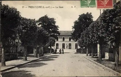 Ak Montoire Loir et Cher, La Gare