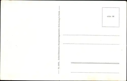 Ak Lütjenburg in Holstein, Blick zum Bismarckturm