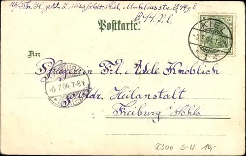 Litho Friedrichsort Kiel in Schleswig Holstein, Kaserne, Seemann, Deutsche Kriegsschiffe, Geschwader