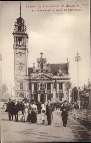 Ak Brüssel Weltausstellung 1910, Palais de la Ville de Bruxelles