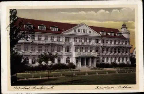 Ak Ostseebad Arendsee Kühlungsborn, Ferienheim Parkhaus