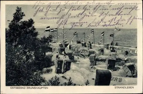 Ak Ostseebad Brunshaupten Kühlungsborn, Strandleben