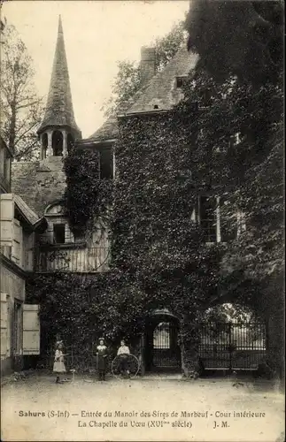 Ak Sahurs Seine Maritime, Manoir des Sires de Marbeuf, La Chapelle du Voeu