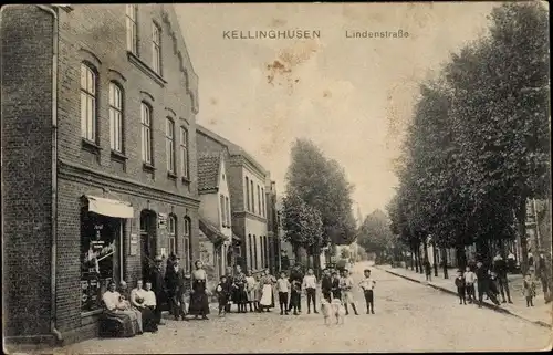 Ak Kellinghusen in Holstein, Lindenstraße