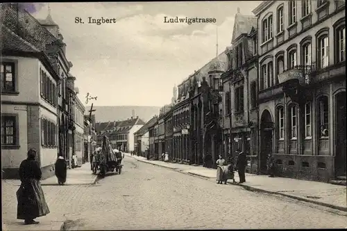 Ak Sankt Ingbert im Saarland, Ludwigstraße