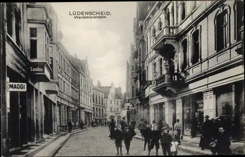 Ak Lüdenscheid im Märkischen Kreis, Werdohler Straße