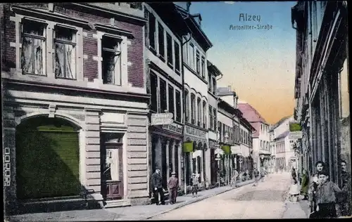 Ak Alzey in Rheinhessen, Kölner Konsum, Antonitter Straße, Geschäft Wilhelm Mahrt