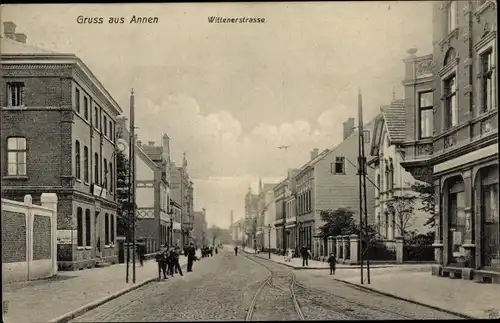 Ak Annen Witten an der Ruhr, Wittener Straße