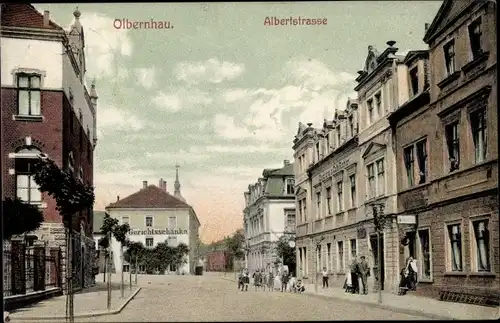 Ak Olbernhau im Erzgebirge, Albertstraße