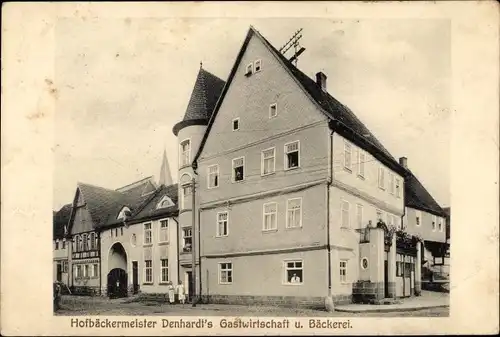 Ak Schlüchtern in Hessen, Hofbäckermeister Denhardt's Gasthaus, Wassergasse