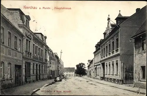 Ak Nerchau Grimma in Sachsen, Hauptstraße