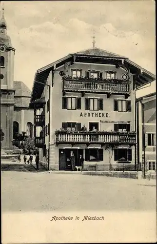 Ak Miesbach in Oberbayern, Apotheke