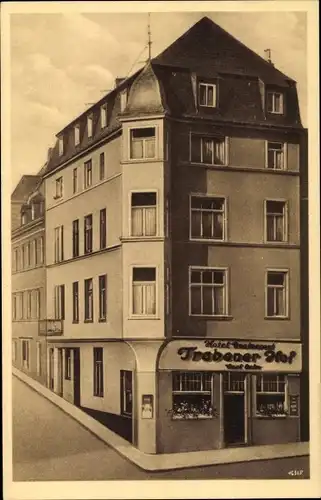 Ak Traben Trarbach Rheinland Pfalz, Hotel Restaurant Trabener Hof, Bahnstraße 25