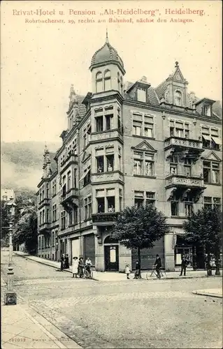 Ak Heidelberg am Neckar, Privathotel Pension Alt Heidelberg, Rohrbacherstraße 29