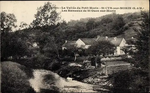 Ak Saint Cyr sur Morin Seine et Marne, Les Hameaux de St. Ouen aur Morin