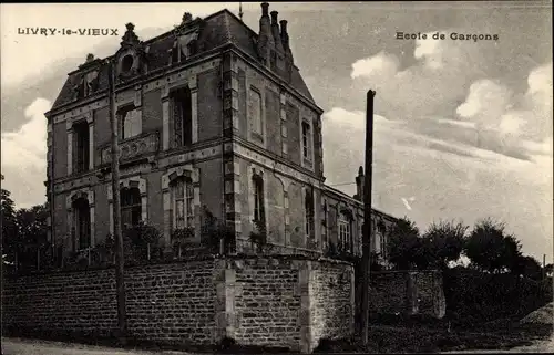 Ak Livry le Vieux Calvados, Ecole de Garcons