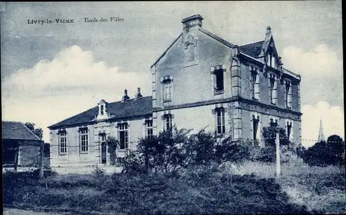 Ak Livry le Vieux Calvados, Ecole des Filles