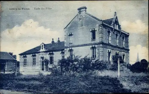 Ak Livry le Vieux Calvados, Ecole des Filles