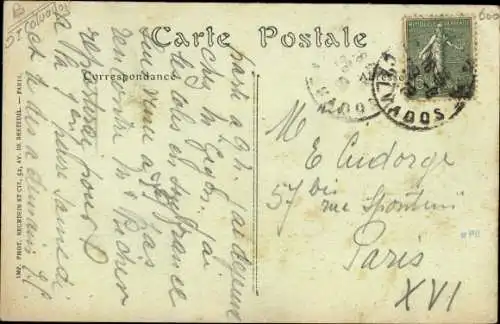 Ak Livarot Calvados, Vue generale prise de Livet