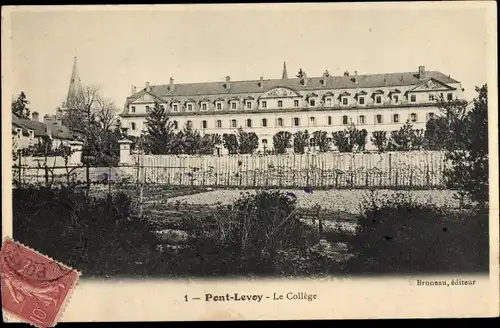 Ak Pontlevoy Loir et Cher, Le College