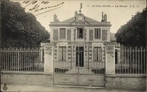 Ak Athis Mons Essonne, La Mairie