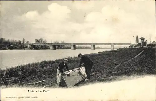 Ak Athis Essonne, Le Pont