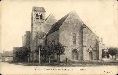 Ak Authon la Plaine Essonne, L'Eglise