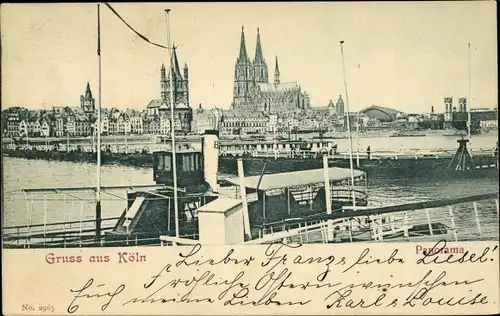 Ak Köln am Rhein, Panorama