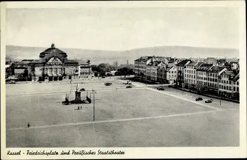 Ak Kassel in Hessen, Freidrichplatz, Preußisches Staatstheater